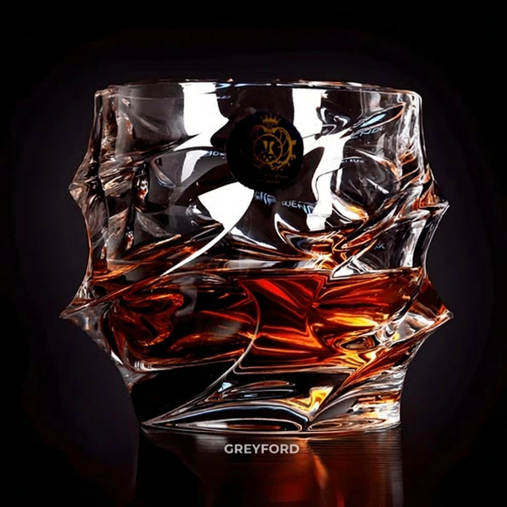Storm Japanese Crystal Whisky Glass