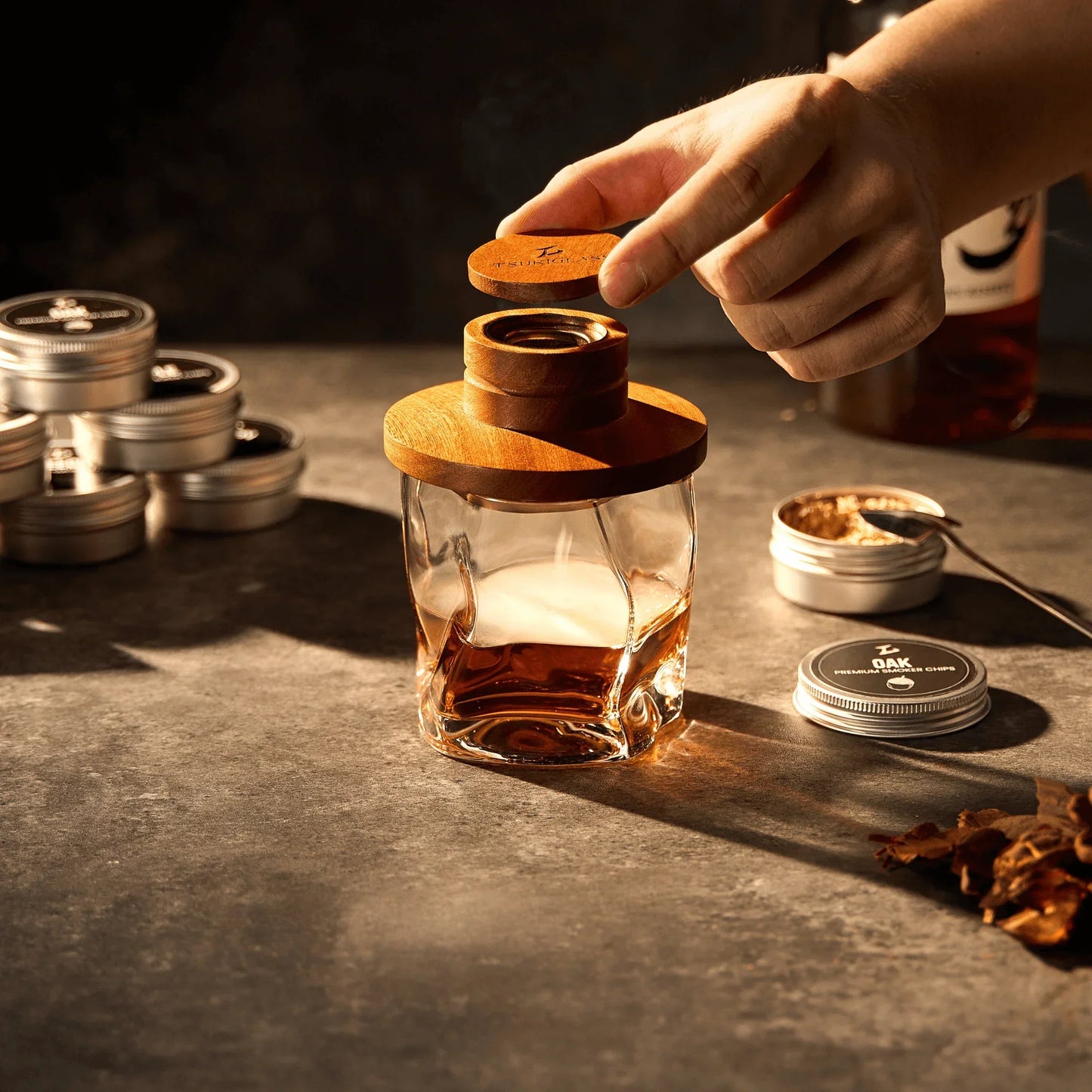 Tsuki Smoker Kit For Whisky & Cocktails